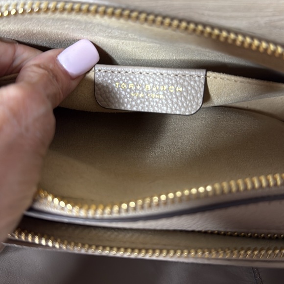 Tory Burch Mini Miller Leather Crossbody in Fresh Clay NWT - Picture 9 of 10